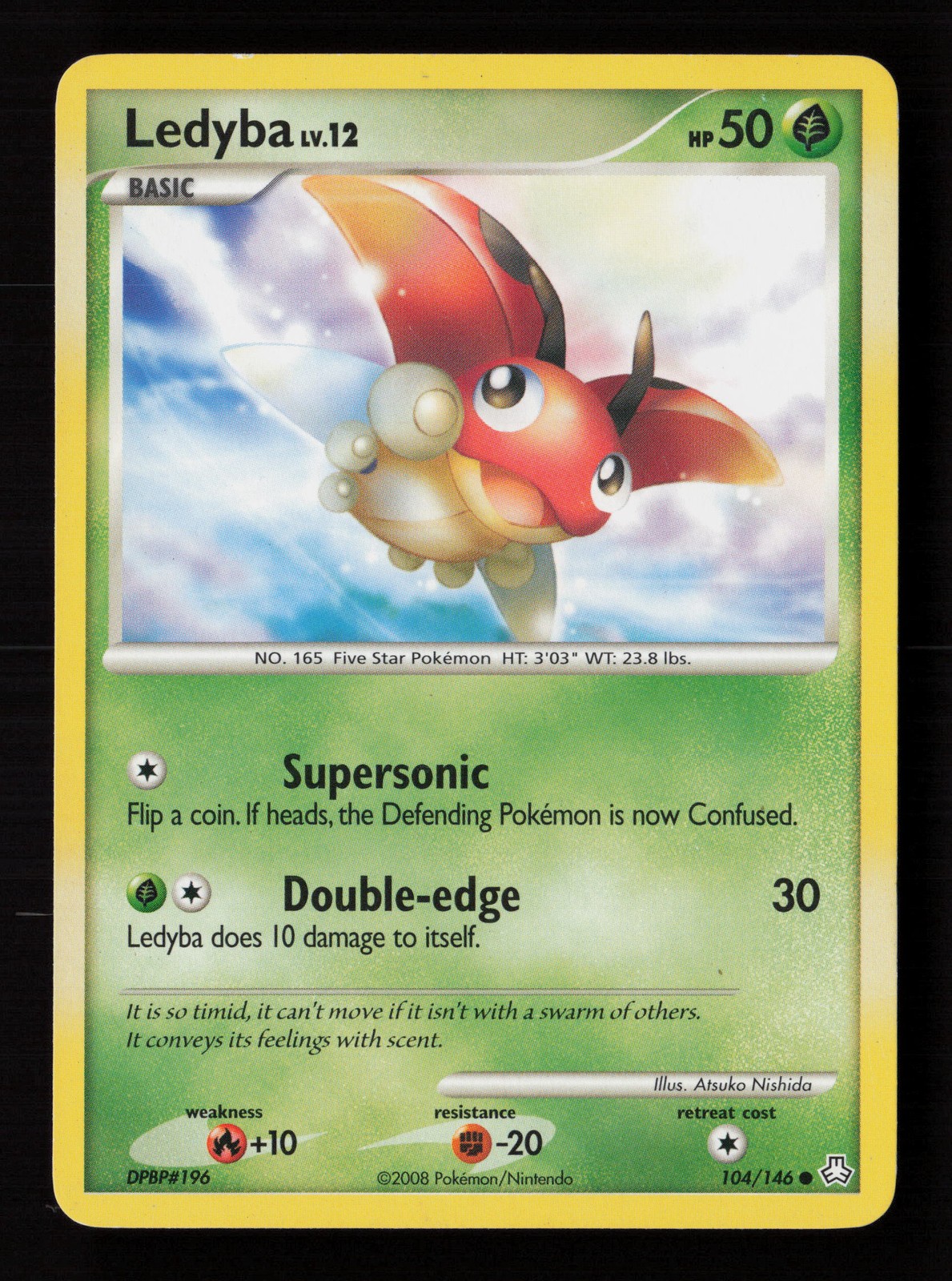 Ledyba 104/146 Legends Awakened Pokemon Card -A7