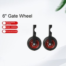6 Inch Fence Gate Wheels - Heavy Duty Gate Wheels for Metal Tube Gate Wooden