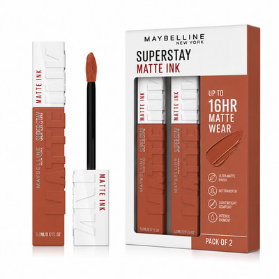 Maybelline Superstay Matte Ink Liquid Lipstick Insider 5ml Pack 2 Longwear