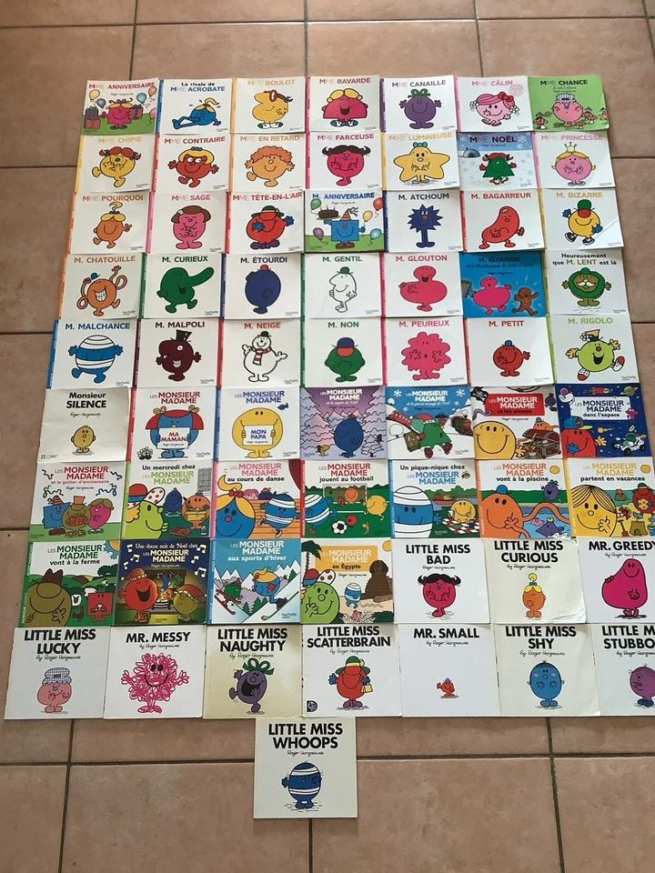 Lot De 85 Livres Monsieur Madame Roger Hargreaves - Photo 1/4