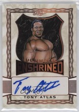 2020 Leaf Ultimate Wrestling Ultimate Enshrined Tony Atlas #E-TA1 Auto k4s