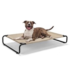 Cooling Elevated Dog Bed, Outdoor Dog Bed for Large Dogs, Raised Dog Cot with...