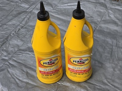 Pennzoil Axle and Gear Oil SAE 80W-90 API GL-5, 2 Pack