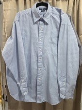 Ralph Lauren Blake Mens Button Down Casual Shirt Blue Adult Size XL