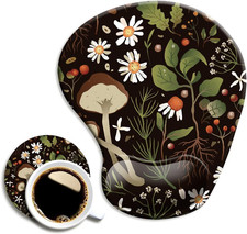 Ergonomic Mouse Pad with Wrist Support and Coaster,Mouse Pads with Non-Slip PU B