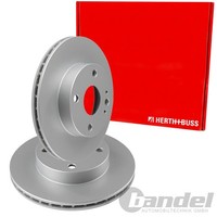 2X Herth+Buss Bremsscheiben 235Mm InnenbelÜFtet Vorne Passend FÜR Mazda 121 323