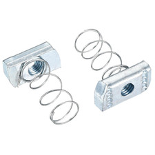 50pcs Strut Channel Spring Nuts M10x34.3 Carbon Steel Zinc Plated Long Nut Fitti