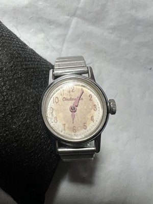 Cinderella US Time, vintage 1960s ladies watch manual winding works great