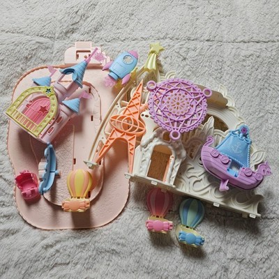 Sylvanian Families Calico Critters Baby Amusement Park Playset Castle PARTIAL