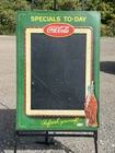 Vintage Original Drink COCA COLA Specials To-Day Metal Embossed Chalkboard Sign