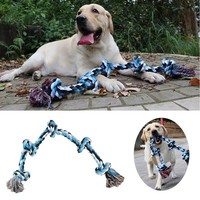 Robustes Hundespielzeug FüR Kauen Und Zerrspiele Baumwollseil 90Cm LäNge