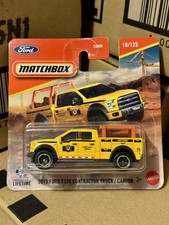 Matchbox 2015 Ford F150 Contractor Truck Rare Treasure Collectible BNIP