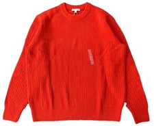 Uniqlo x JW Anderson Ribbed Crewneck Sweater Orange Size XL