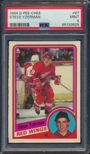 1984 OPC O-Pee-Chee Steve Yzerman #67 HOF RC Rookie PSA 9 MINT Dead Centered