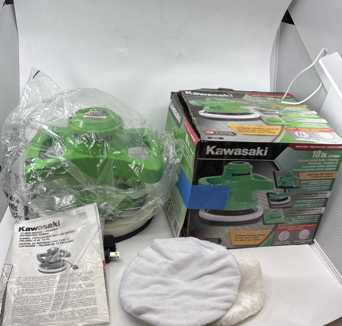 Kawasaki 841475 10” Buffer Polisher Heavy Duty Tires Resistant