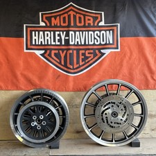 Harley Sportster Dyna 13 Spoke Mag Wheels Dual Disk Rims Fxd 34 Sealed Bearings Harley Sportster Dyna 13 Spoke Mag Wheels Dual Disk Rims Fxd 34 Sealed Bearings