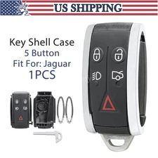 Replacement For 2009 2010 2011 2012 Jaguar XF XK XKR Remote Key Fob Shell Case