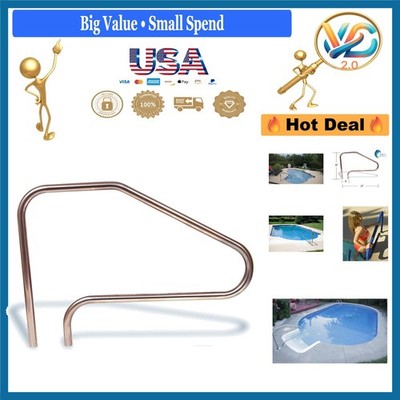 Stainless Steel Pool Hand Rail 50'' x 36'' Inground Spa & Pool Safety Railing