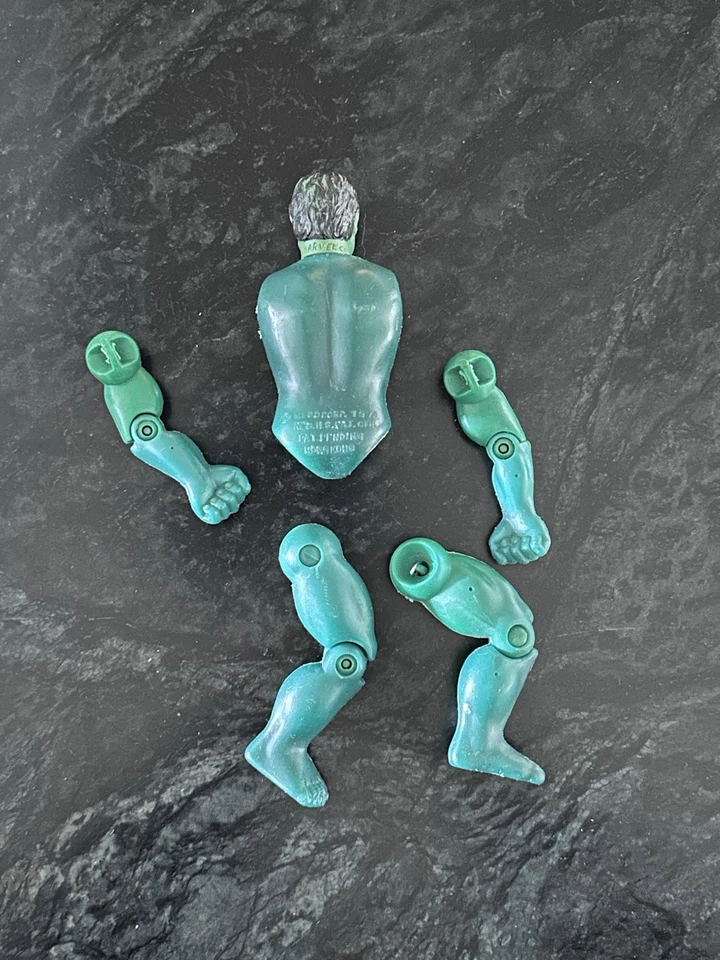 Figura de acción Mego Incredible Hulk Marvel 1974 piezas de colección superhéroe Green Guy Foto 2 de 4