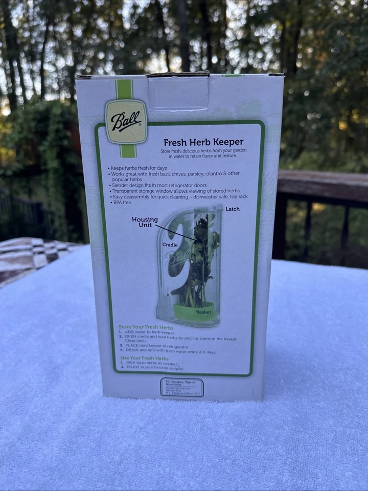 Cesta guardiana de hierbas frescas bola cuna unidad de carcasa sabor enlatado tienda refrigerador Foto 3 de 4