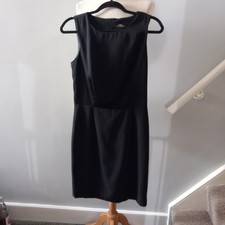 Women's St michael Vintage M & S Black Shift Dress UK Size 10
