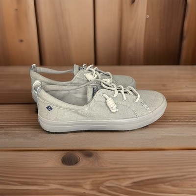 Women s Sperry Top Sider Crest Vibe Canvas Mainstream Sneaker Size 6M