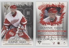 2003 Pacific Private Stock Titanium Hobby Jersey Number /150 Dominik Hasek HOF