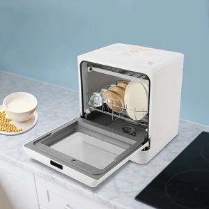 1.8 Gal Capacity Portable Dishwasher 800W Tabletop Dishwasher Home Dishwasher