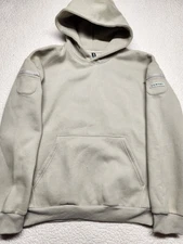 COMFRT Hoodie Men’s M Beige Pullover Utility Sleeve Pocket Casual Streetwear