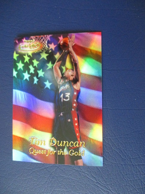 1999-00 Topps Gold Label Quest for the Gold Tim Duncan #Q6 HOF