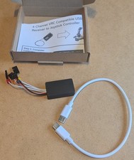 VRC Compatible RC Transmitter USB adaptor/controller 4 channel - USB C