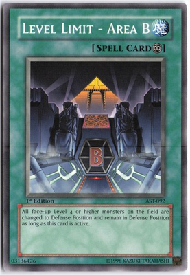 #ad #ad Yugioh Level Limit Area B AST 092 1st Edition Ancient Sanctuary $5.98