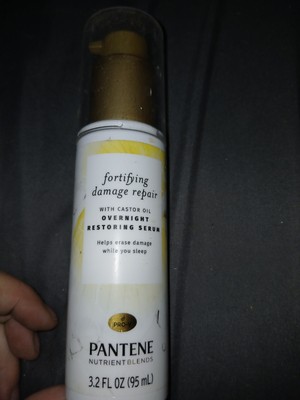 PANTENE Fortifying Damage Repair Overnight castor oil Restoring Serum 3.2 fl oz