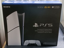 PS5 Sony PlayStation 5 Digital Edition Console 825GB 4K HDR White CFI-2115