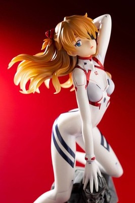 Asuka Shikinami Langley White Plugsuit Evangelion 4 PVC Statue 1/6 23 cm verpackt