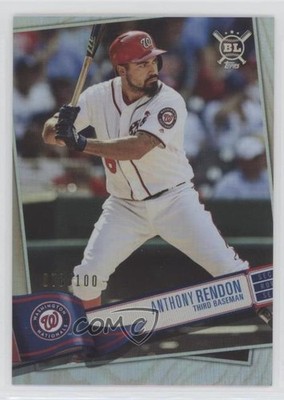 2019 Topps Big League Rainbow Foil /100 Anthony Rendon #241 x5u