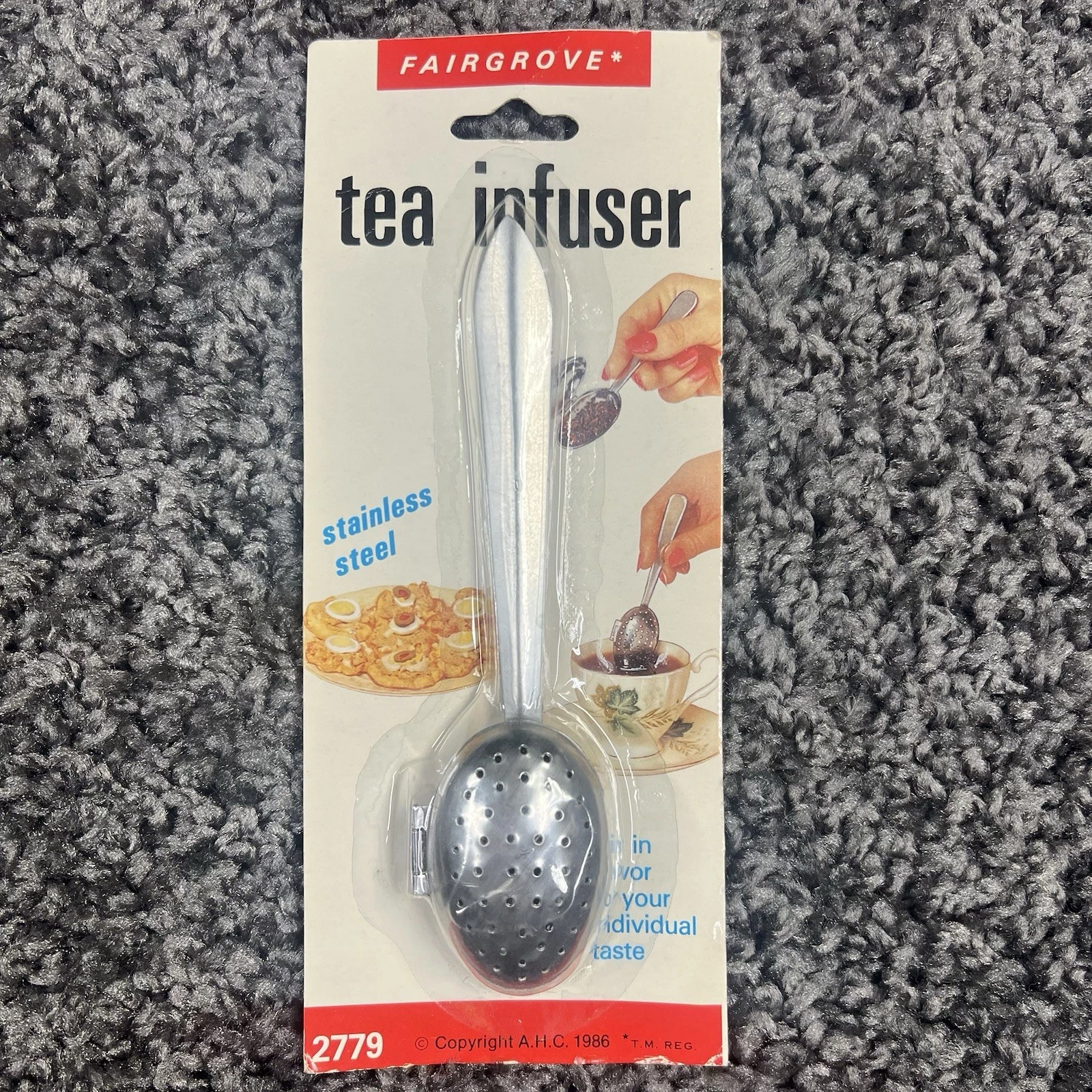 Vtg 2779 Fairgrove Pure Stainless Steel Tea Infuser Spoon Sealed