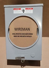 Siemens/Talon UAT111-0PGP Meter Socket 135A 600VAC W/ Jumper Horns