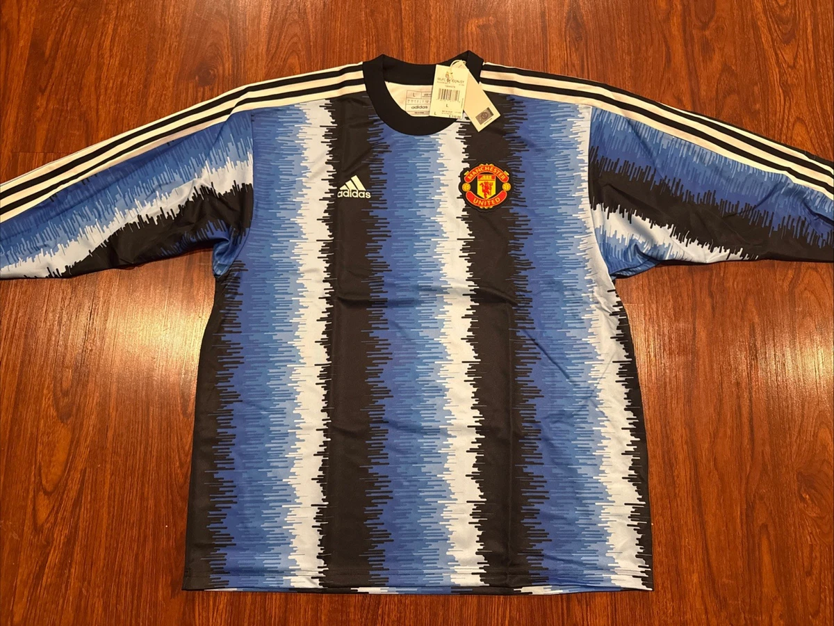 Blue Manchester United International Club Soccer Fan Apparel and