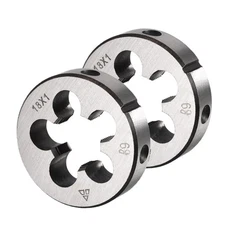 1/4-28 UNF Right Hand Screw Thread Milling Round Threading Dies 2-Pieces