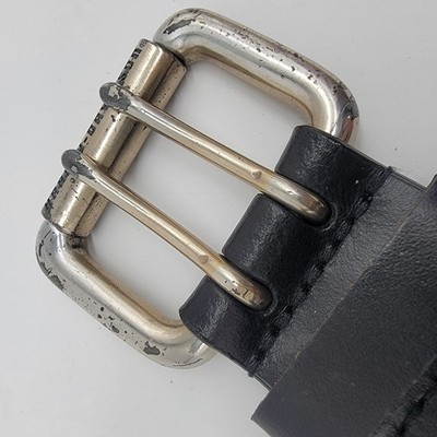 Vintage Harley Davidson Leather Belt W/ Buckle Sz 30 Studded  display picture 3