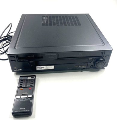 Sony EV-T1VC Video Kassetten Rekorder mit Fernbedienung schwarz VHS Video 8