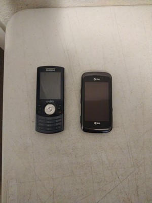 Samsung Messager II SCH-R560 & LG AT&T Gt550 cell phones  Parts/Not Working.   C