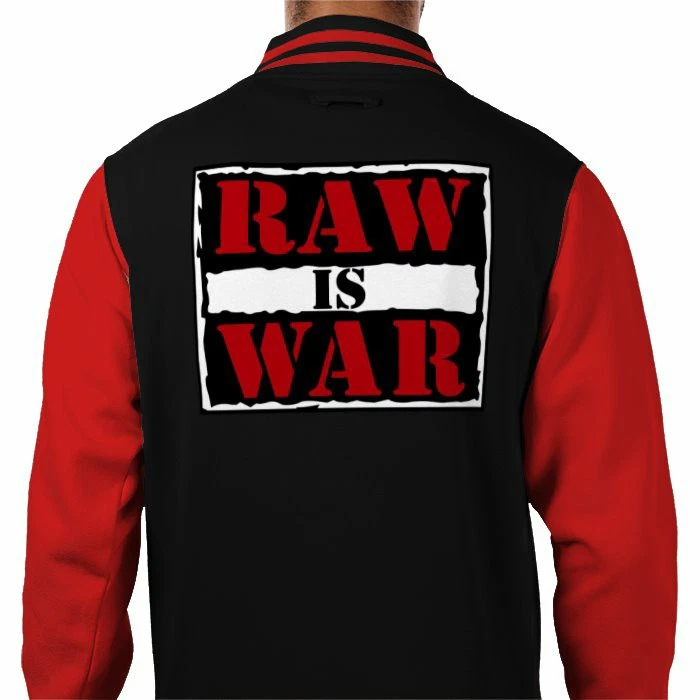 RAW IS WAR Wrestling Varsity Jacket Black & Red 🇬🇧 Xs To 3XL
Opens in a new window or tab