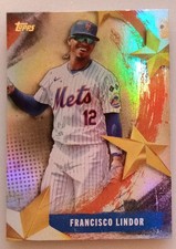 2025 Topps Series 1 - Stars of MLB Francisco Lindor #SMLB-11 Nm-Mt NY Mets
