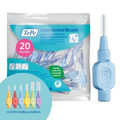 20 Stück TePe Interdentalbürsten Extra Soft, empfindliche Zähne, sensitiv