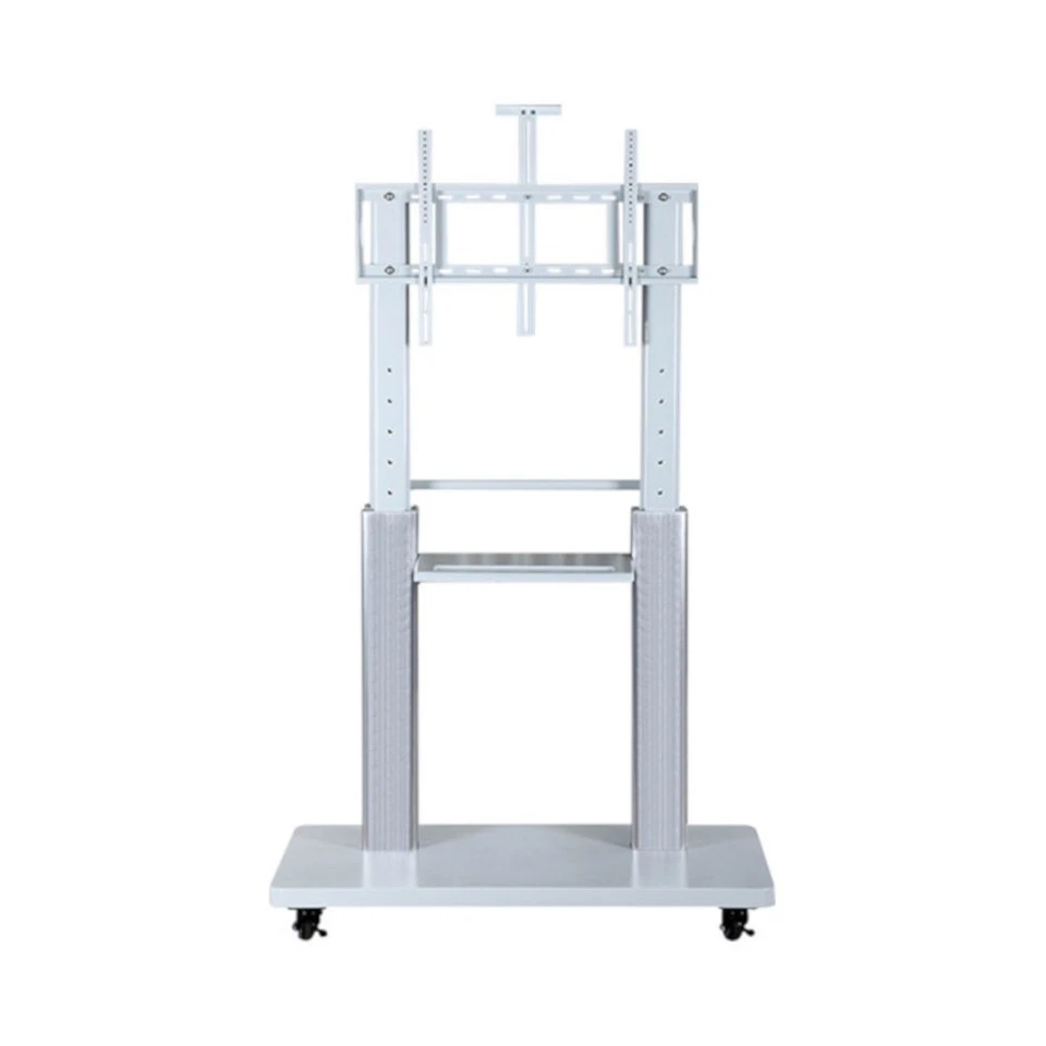 Rollbares Gestell (Stand) für großen Fernseher oder Videokonferenzmonitor