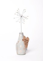 Pusteblumen Vase, Goldene Punkte