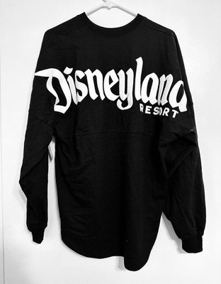 Disneyland Resort Classic Black White Long Sleeve Spirit Jersey
