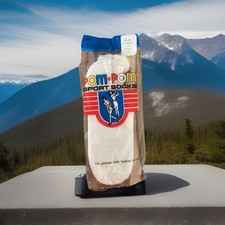 Vintage Pom Pom Sport Socks